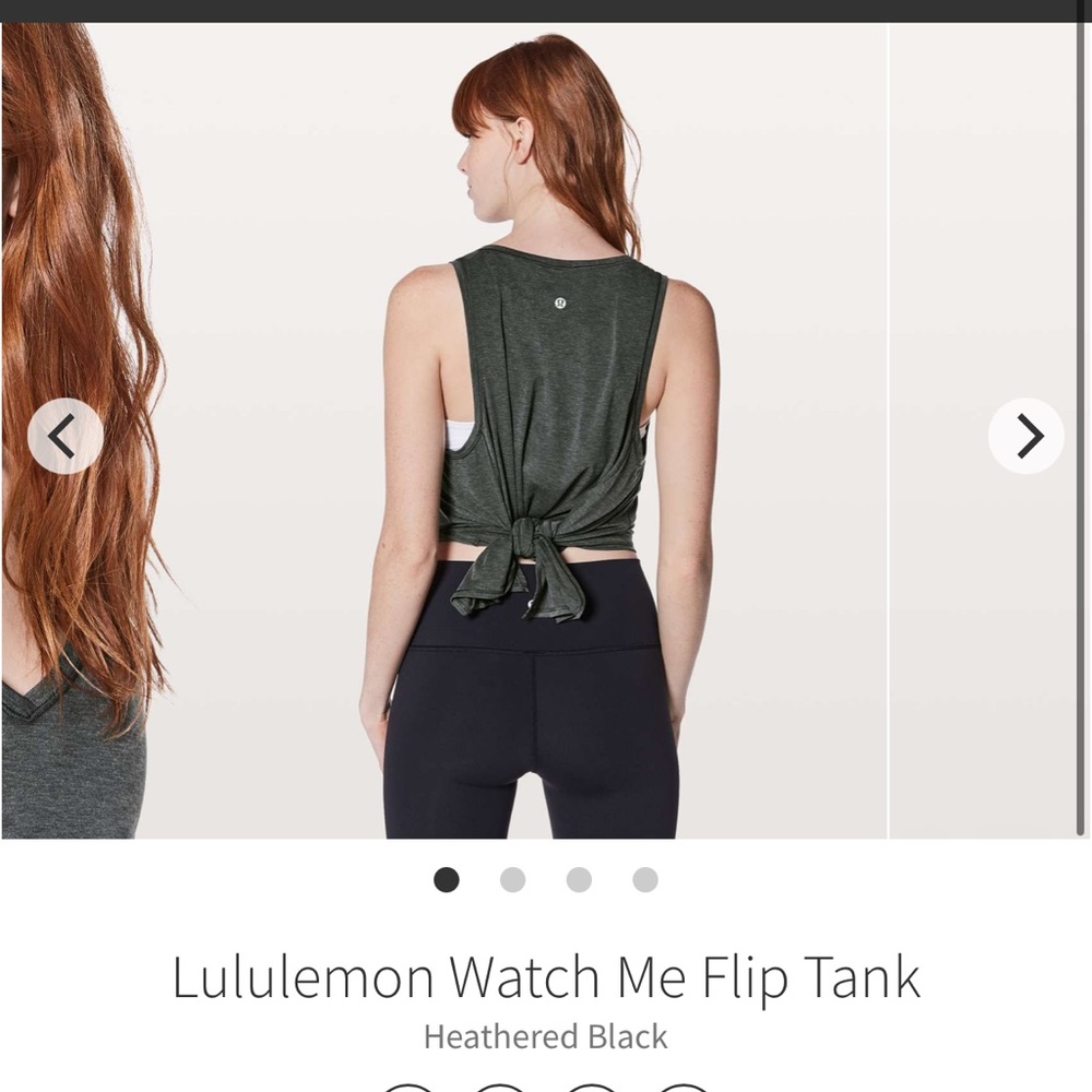 Lululemon watch me flip tank